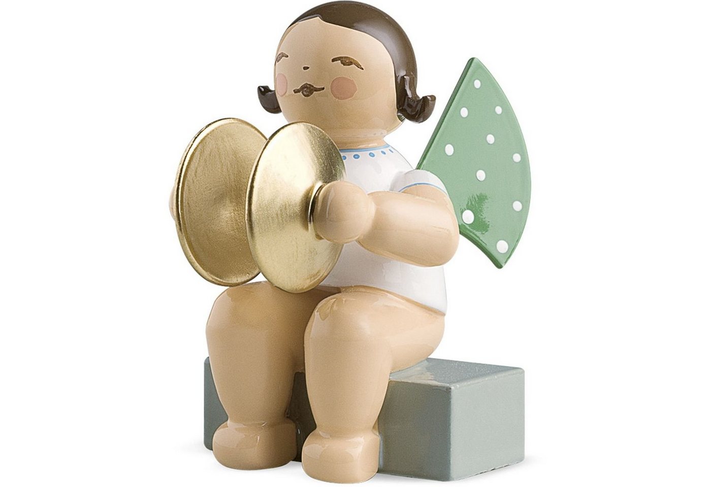 Wendt & Kühn Weihnachtsfigur Engel mit Becken Sitzend 650/11a, Haarfarbe zufällig blond oder braunhaarig Wendt & Kühn Weihnachtsfigur Engel mit Becken Sitzend 650/11a, Haarfarbe zufällig blond oder braunhaarig von Wendt & Kühn