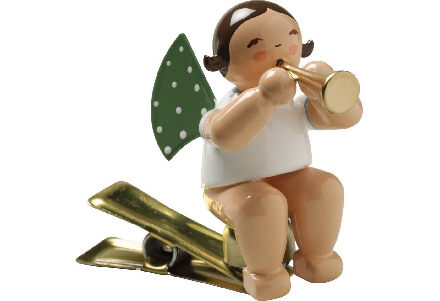 Wendt & Kühn Weihnachtsfigur Engel mit Flöte auf Klemme 650/90/3, zufällig blond oder braunhaarig Wendt & Kühn Weihnachtsfigur Engel mit Flöte auf Klemme 650/90/3, zufällig blond oder braunhaarig von Wendt & Kühn