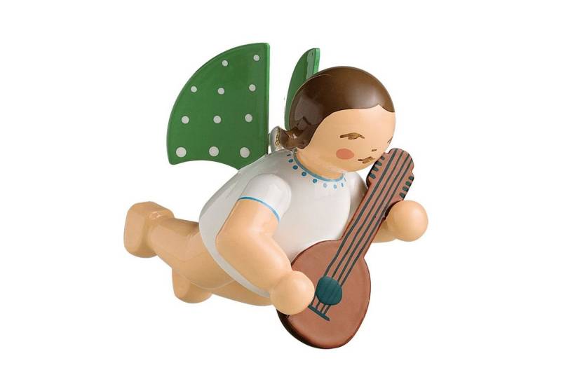 Wendt & Kühn Weihnachtsfigur Engel mit Mandoline Schwebend 650/130/4, zufällig blond oder braunhaarig von Wendt & Kühn