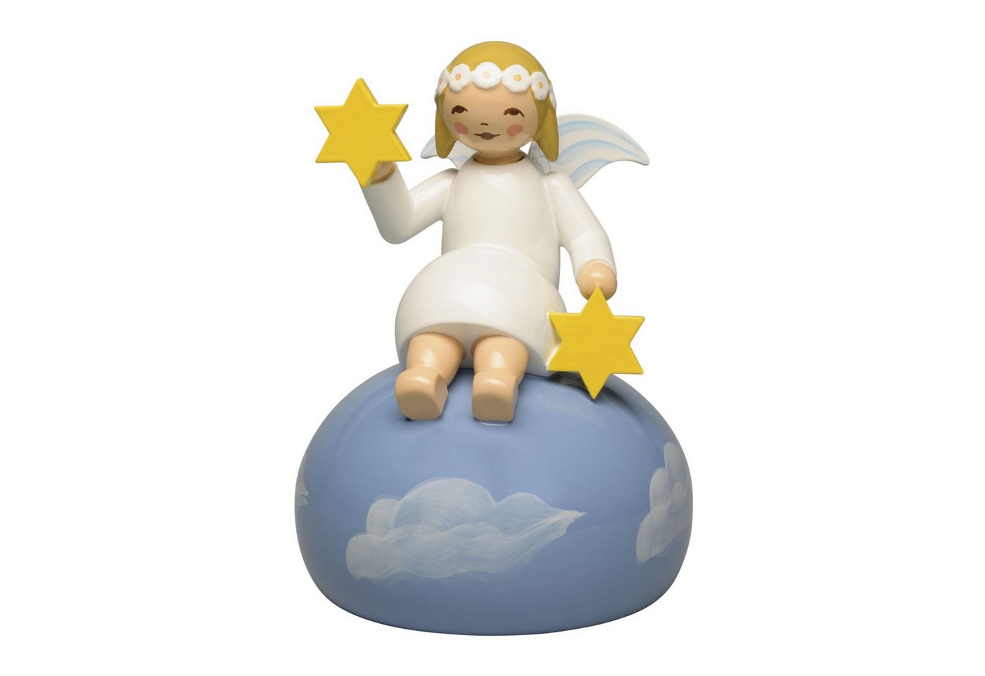 Wendt & Kühn Weihnachtsfigur Engel mit Margeritenkranz auf Wolken Sitzend 634/11 Wendt & Kühn Weihnachtsfigur Engel mit Margeritenkranz auf Wolken Sitzend 634/11 von Wendt & Kühn