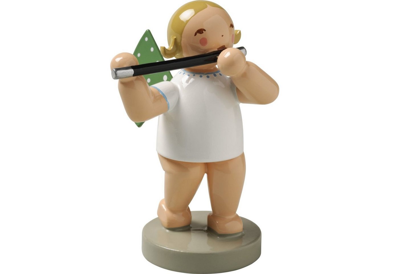 Wendt & Kühn Weihnachtsfigur Engel mit Querflöte 650/18, Haarfarbe zufällig blond oder braunhaarig Wendt & Kühn Weihnachtsfigur Engel mit Querflöte 650/18, Haarfarbe zufällig blond oder braunhaarig von Wendt & Kühn