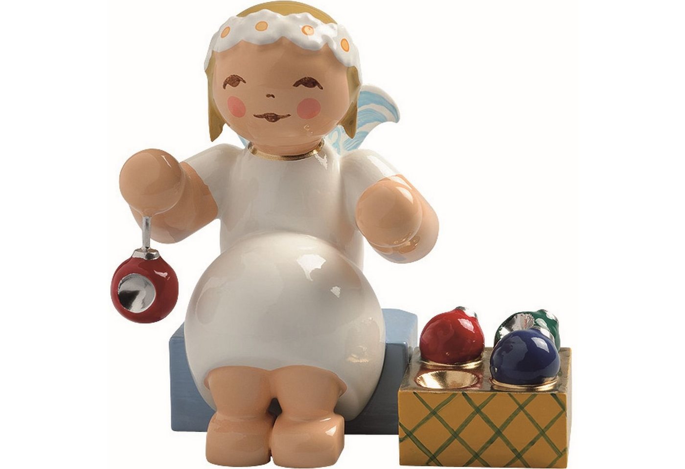 Wendt & Kühn Weihnachtsfigur Margeritenengel Sitzend mit Baumschmuck 634/70/33 Wendt & Kühn Weihnachtsfigur Margeritenengel Sitzend mit Baumschmuck 634/70/33 von Wendt & Kühn