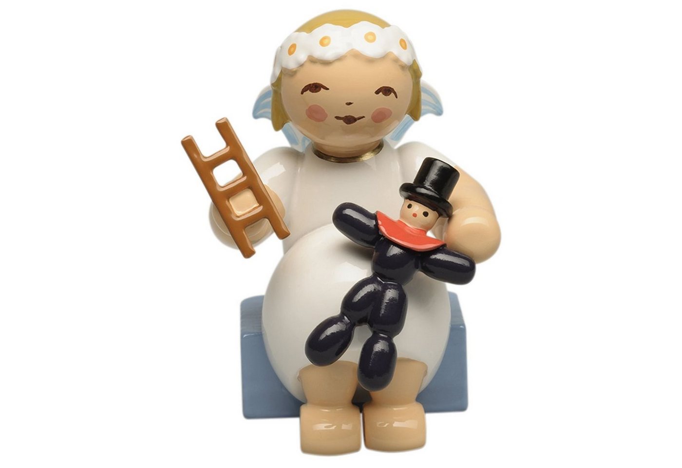 Wendt & Kühn Weihnachtsfigur Margeritenengel Sitzend mit Pflaumentoffel 634/70/41 Wendt & Kühn Weihnachtsfigur Margeritenengel Sitzend mit Pflaumentoffel 634/70/41 von Wendt & Kühn