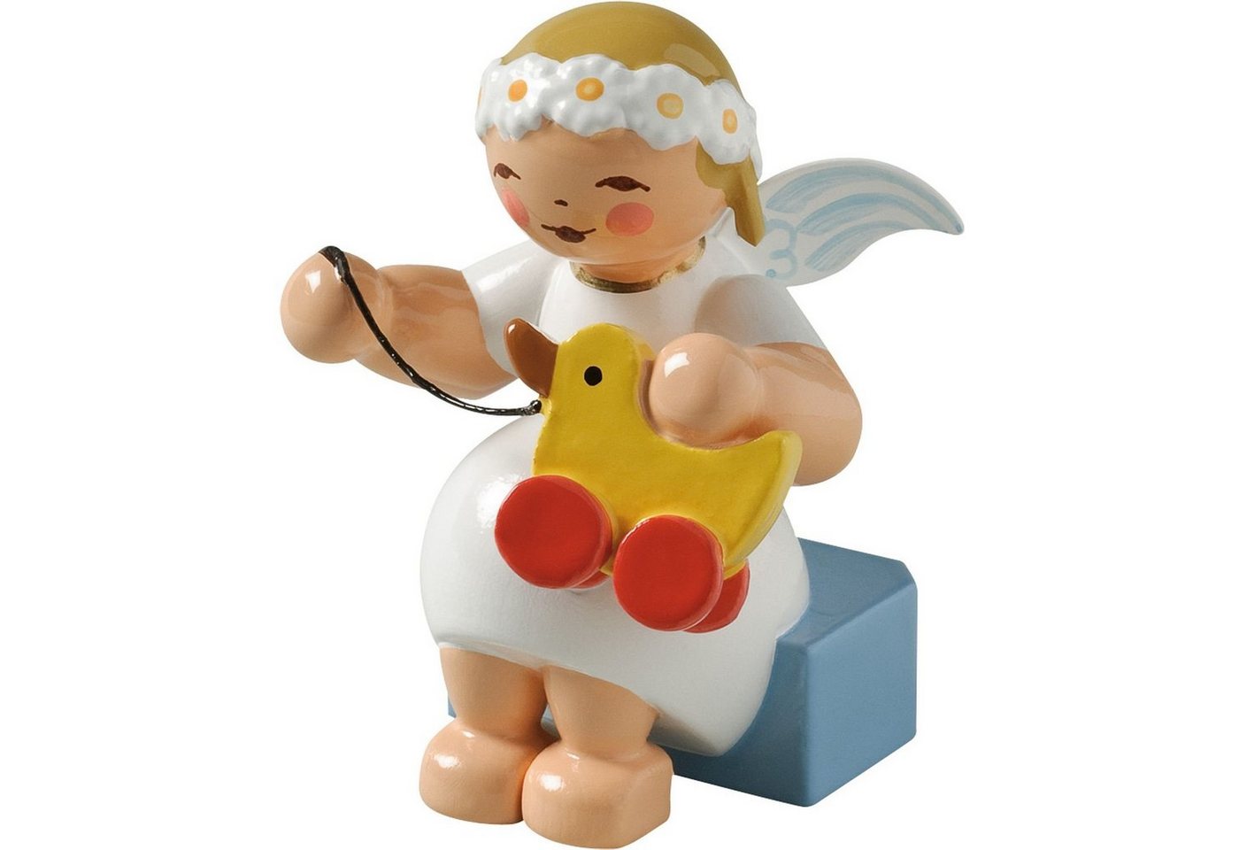 Wendt & Kühn Weihnachtsfigur Margeritenengel Sitzend mit Spielzeugente 634/70/30 Wendt & Kühn Weihnachtsfigur Margeritenengel Sitzend mit Spielzeugente 634/70/30 von Wendt & Kühn