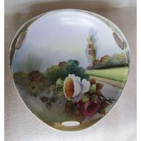 Check Sale Details Vintage Noritake Handbemalte Cabbage Rose Schale von Wendyleez