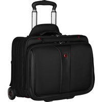 Wenger Business-Trolley "Patriot II, schwarz", 2 Rollen, mit 17,3-Zoll Laptopfach & abnehmb. Tasche für Laptops bis 15,6-Zoll von Wenger