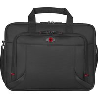 Wenger Laptoptasche "Prospectus, schwarz", mit 16-Zoll Laptopfach und zusätzlichem 10-Zoll Tabletfach von Wenger