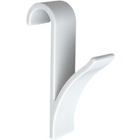 Wenko - 2er Set Handtuch Halter Haken Rund Heizkörper Bad Badetuch Gäste wc Küchen - weiss von Wenko