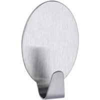 2er Set Wand Haken Bad selbstklebend Halter Bad wc Handtuch Haken Maxi - silber matt - Wenko 2er Set Wand Haken Bad selbstklebend Halter Bad wc Handtuch Haken Maxi - silber matt - Wenko von Wenko