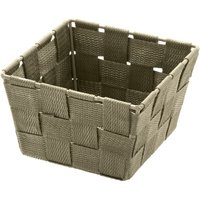 Wenko - Aufbewahrungs Korb adria Taupe Mini Regal Box Ablage Organizer Bad Küchen - taupe Wenko - Aufbewahrungs Korb adria Taupe Mini Regal Box Ablage Organizer Bad Küchen - taupe von Wenko