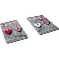 Herdabdeckplatten/Wandblende Herzen von Wenko