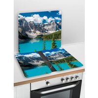 Herdabdeckplatten Bergsee, 2er-Set von Wenko