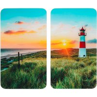 Herdabdeckplatten Leuchtturm, 2er-Set von Wenko
