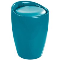 Candy Hocker mit Waschfach, praktischer 2 in 1 Badesitz - 20 l Wenko von Wenko