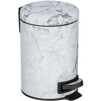 WENKO Kosmetik Treteimer Onyx, 3 Liter, Weiß, Stahl mehrfarbig, Polypropylen schwarz WENKO Kosmetik Treteimer Onyx, 3 Liter, Weiß, Stahl mehrfarbig, Polypropylen schwarz von Wenko