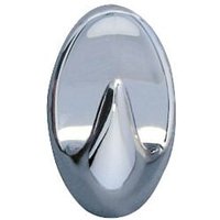 Wand Haken Kleider Garderoben Handtuch Aufhänger 3er Set klein Chrom - silber glänzend - Wenko von Wenko