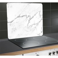 Maximex Multi-Platte Marmor, für Glaskeramik Kochfelder, Schneidbrett, Mehrfarbig, Gehärtetes Glas mehrfarbig, Silikon transparent - mehrfarbig von Wenko