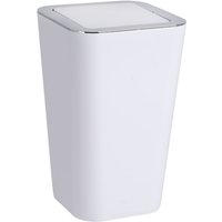 Wenko ® - WENKO Mülleimer Kunstoffeimer 6 L Schwingdeckel Abfall Bad WC Küche Candy white von WENKO®
