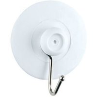 Wenko - Saug Haken Wand Kleider Garderoben Handtuch Halter Nickel Weiß - weiss Wenko - Saug Haken Wand Kleider Garderoben Handtuch Halter Nickel Weiß - weiss von Wenko