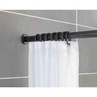 Schöner Wohnen Teleskop-Duschvorhangstange Obleon Schwarz 110 - 185 Dusche Badezimmer Vorhang - Stange: Schwarz Schöner Wohnen Teleskop-Duschvorhangstange Obleon Schwarz 110 - 185 Dusche Badezimmer Vorhang - Stange: Schwarz von Wenko