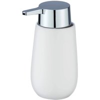 Seifenspender Badi Weiß Keramik, 320 ml, Weiß, Keramik weiß - weiß - Wenko von Wenko