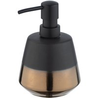 Seifenspender Brandol Keramik, Flüssigseifen-Spender, 450 ml, Schwarz, Keramik schwarz - schwarz - Wenko Seifenspender Brandol Keramik, Flüssigseifen-Spender, 450 ml, Schwarz, Keramik schwarz - schwarz - Wenko von Wenko