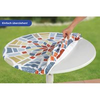 Maximex Spann-Tischdecke, Tischbezug mit Gummiband, Mehrfarbig, Polyvinylchlorid mehrfarbig, Gummi weiß - mehrfarbig von Wenko