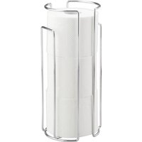 Toilettenpapier-Ersatzrollenhalter Chrom 2er Set, für 3 Rollen, Silber glänzend, Stahl chrom - silber glänzend - Wenko von Wenko