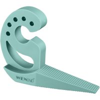 Wenko - Tür Stopper Fenster Halterung Puffer Stopper Multi Talent Wand Schubladen - blau von Wenko