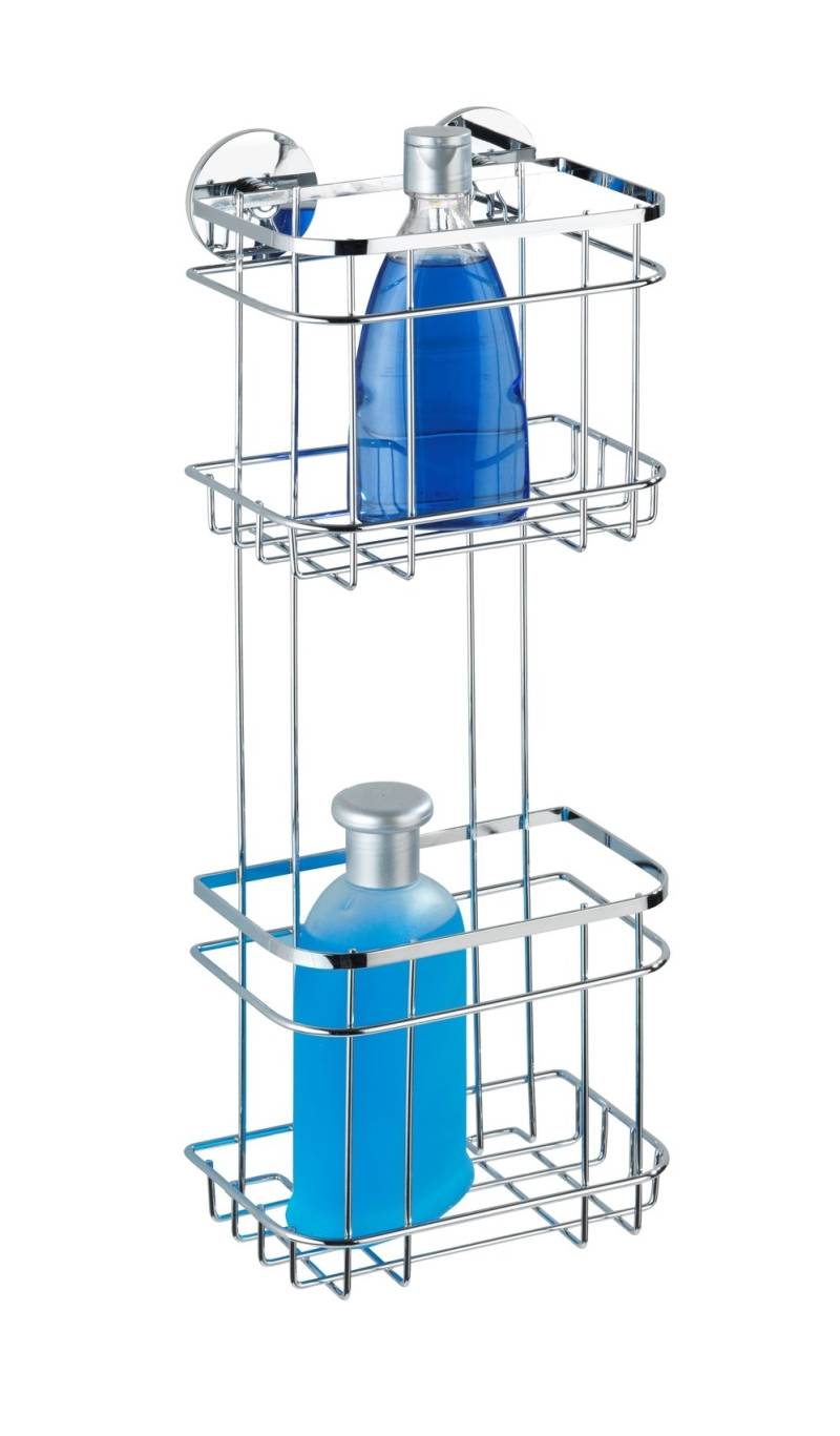 Turbo-Loc Wandregal 2 Etagen, Edelstahl von Wenko