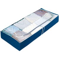 Wenko - Unterbett Kommode air Aufbewahrung Kleidung 105x45 cm Bett Schrank Textil - blau von Wenko