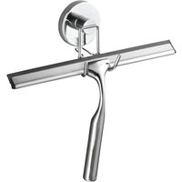 Vacuum-Loc® Duschabzieher 2er Set, Befestigen ohne bohren, Silber glänzend, Stahl chrom, Edelstahl rostfrei glänzend - silber glänzend - Wenko von Wenko