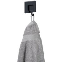 Wenko - Vacuum-Loc® Wandhaken Quadro Schwarz, 2er Set - Schwarz von Wenko