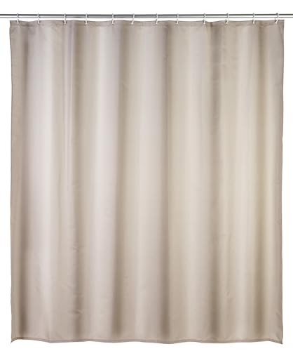 Anti-Schimmel Duschvorhang Uni Beige Anti-Schimmel Duschvorhang Uni Beige von WENKO