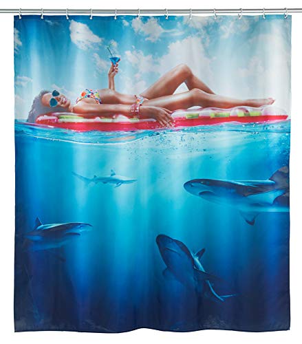 Duschvorhang Cool Lady Polyester, 180 x 200 cm, waschbar Duschvorhang Cool Lady Polyester, 180 x 200 cm, waschbar von WENKO