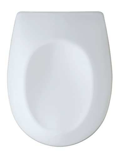 WENKO Toilettensitz Vorno mit Absenkautomatik, hygienischer WC-Sitz mit Schnellbefestigung, aus stabilem, antibakteriellem Duroplast, 35 x 44,5 cm, Weiß WENKO Toilettensitz Vorno mit Absenkautomatik, hygienischer WC-Sitz mit Schnellbefestigung, aus stabilem, antibakteriellem Duroplast, 35 x 44,5 cm, Weiß von WENKO