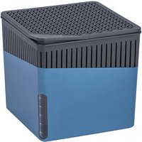 Wenko - Raumentfeuchter Cube Blau 1000 g 2er Set, Luftentfeuchter, Blau, Kunststoff (abs) blau, Calciumchlorid weiß, Kunststoff (abs) anthrazit - blau von Wenko