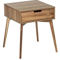 WENKO Acina Beistelltisch Holz braun 50,0 x 50,0 x 55,0 cm von Wenko