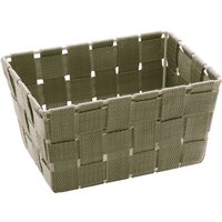 WENKO Aufbewahrungs Korb ADRIA Taupe Mini Regal Box Ablage Organizer Bad Küchen von Wenko
