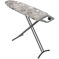 WENKO Bügelbrett "Modell Classic Black", Bügelfläche 120 cmx38 cm, höhenverstellbarer Bügeltisch, platzsparend klappbar von Wenko