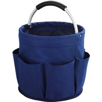 WENKO Caddy, Polyester, blau/silberfarben von Wenko