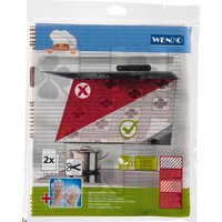 WENKO Flachfilter für Dunstabzugshaube 57x47cm 2Stück von Wenko