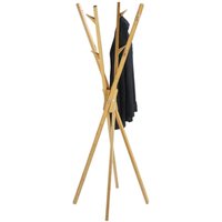 WENKO Kleiderständer Mikado braun 66,5 x 170,0 cm 12 Haken von Wenko