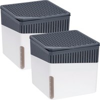 WENKO Luftentfeuchter "Cube", für 40 m³ Räume, 2 x 500 g von Wenko