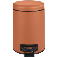 Kosmetik-Treteimer Leman Terracotta 3 l, Kosmetikeimer, Mülleimer, Terracotta, Stahl terracotta, Polypropylen schwarz - terracotta - Wenko Kosmetik-Treteimer Leman Terracotta 3 l, Kosmetikeimer, Mülleimer, Terracotta, Stahl terracotta, Polypropylen schwarz - terracotta - Wenko von Wenko