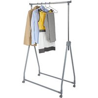 WENKO Rollgarderobe silber Metall 88,0 x 100,0 bis 168,0 cm von Wenko