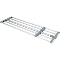 WENKO Teleskop-Garderobe 50609100 silber Metall 5 Haken 70,0-120,0 x 3,0 cm von Wenko