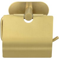WENKO Toilettenpapierhalter "Turbo-Loc", mit Deckel, Befestigen ohne Bohren von Wenko