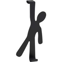 Wenko - Tür Haken boy Black Bad Handtuch Haker Einhängen wc Küche Männchen Form - schwarz von Wenko