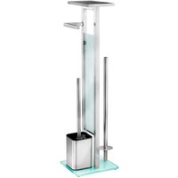 WENKO WC-Garnitur "Debar" aus Edelstahl Glas Stand WC-Garnitur WENKO WC-Garnitur "Debar" aus Edelstahl Glas Stand WC-Garnitur von Wenko